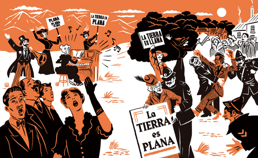 El pueblo que votó que la Tierra era plana